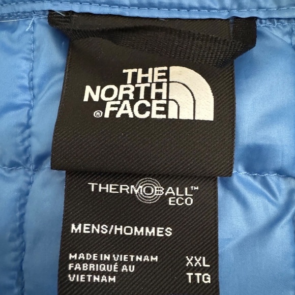 $240 The North Face TNF Thermoball Eco Full Zip Jacket Sonic Blue Men XXL 2XL - Picture 2 of 8